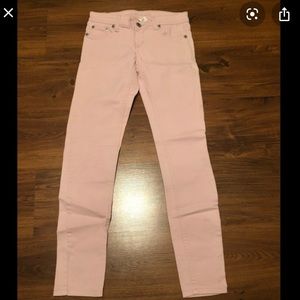 Wet seal pink skinny jeans